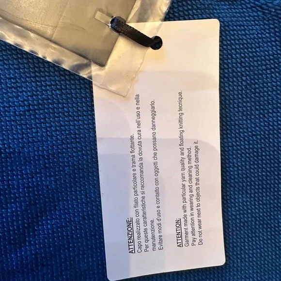 Versace Blue and Black Medusa Crewneck Sweater - Picture 6 of 6